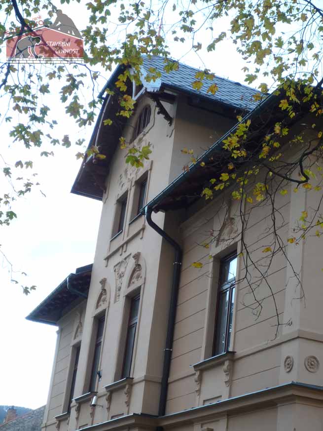 Rekonstrukce šikmé střechy, firmou René Švancara - akce MŠ Kopretina, Jeseník
