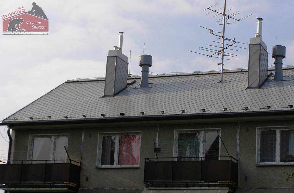 Rekonstrukce šikmé střechy, firmou René Švancara - Jeseník - Boženy Němcové