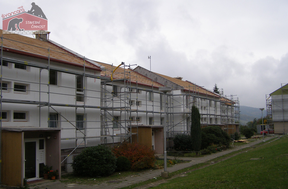 Rekonstrukce šikmé střechy OKAL, firmou René Švancara - Jeseník